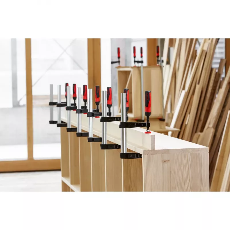 Bessey Original Temperguss-Schraubzwinge TG mit 2-Komponenten-Kunststoffgriff - Schraubzwinge - Eisen - Kunststoff - 25 cm