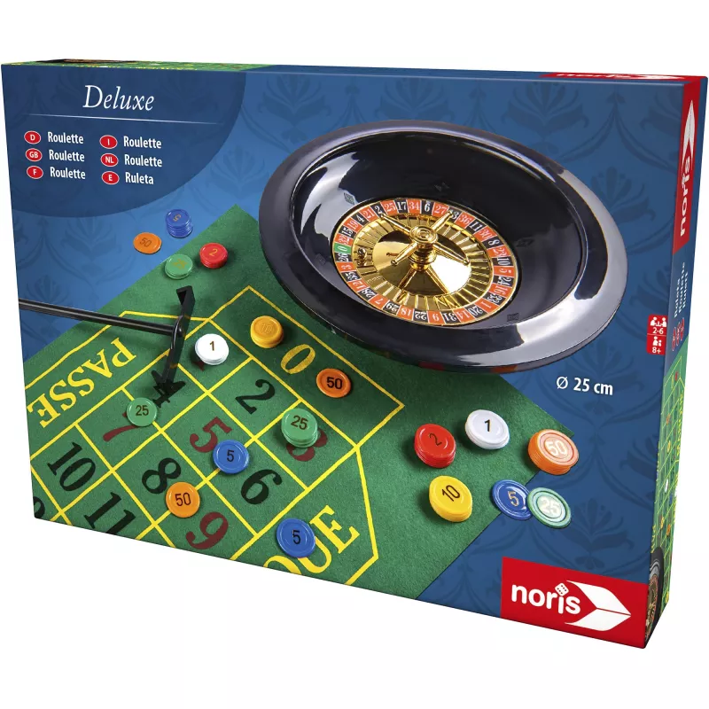 Deluxe Set - Rulett 25 cm, Lauamäng