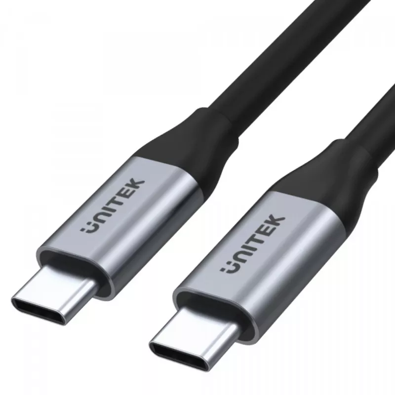 UNITEK C14091ABK USB-kaabel USB 3.2 Gen 2 2 m USB-C must