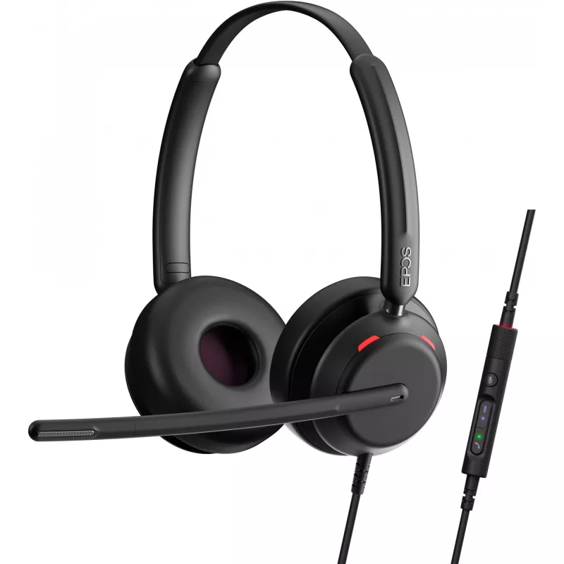 EPOS IMPACT 760T - Peakomplekt - On-Ear - Juhtmega - USB-C - Must - Sertifitseeritud Microsoft Teamsile (1001214)