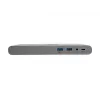 Eaton Tripp Lite USB-C dokk, kolmekordne ekraan - 4K HDMI/DisplayPort, VGA, USB 3.2 Gen 1, USB-A/USB-C jaotur, GbE, 100W PD laadimine, rahvusvahelised toitekaablid - dokkimisjaam - USB-C