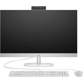 HP 27-cr0109ng Intel® Core™ i3 i3-N300 68,6 cm (27) 1920 x 1080 pikslit kõik-ühes-arvuti 8 GB DDR4-SDRAM 512 GB SSD FreeDOS Wi-Fi 6 (802.11ax) valge (9U7M0EA#ABD)