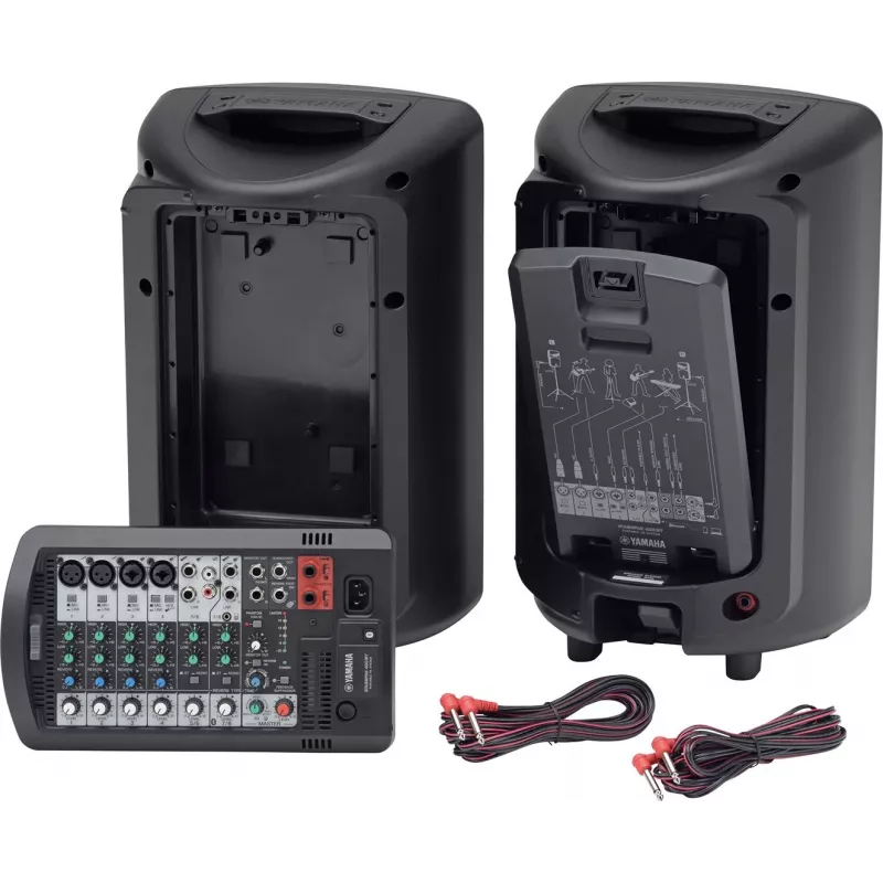 Eraldiseisev PA-süsteem YAMAHA Stagepas 400BT — 400 W, 2-suunaline, 10-kanaliga mikser, Bluetooth 4.1, must