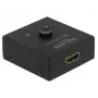 DeLock HDMI 2 - 1 kahesuunaline 4K 60 Hz kompaktne - Jaemüügikarp - Video/Heli lüliti - 2 x HDMI - Lauaarvuti (64072)