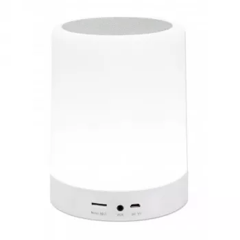Manhattan Sound Science Bluetooth-kõlar, 5-tunnine taasesitusaeg, ulatus 10 m, microSD-kaardilugeja (32 GB), 3,5 mm abisisend, väljundvõimsus 3 W, USB-A laadimiskaabel kaasas, 1200 mAh aku, Bluetooth v5, sisseehitatud riputusaas, valge, 3-aastane garantii