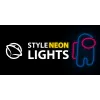 Dekoratiivne neoon-stiilis LED-valgusti MANTA SNL27BLT Style Neon Lights ASTRONAUT, pistikühendusega laua-/seinale kinnitatav LED-aktsent