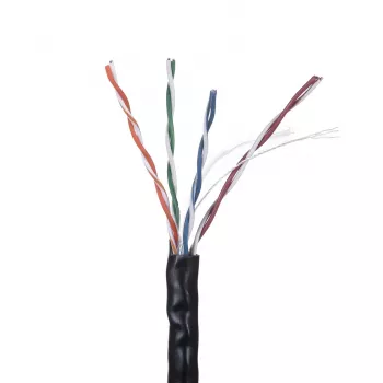 Võrgukaabel LANBERG LCU6-10CC-0305-BK U/UTP Cat6 305 m, 23 AWG, CCA, 250 MHz, must