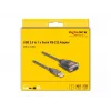 DeLOCK 61400 kaabel soovahetaja USB A RS-232 must