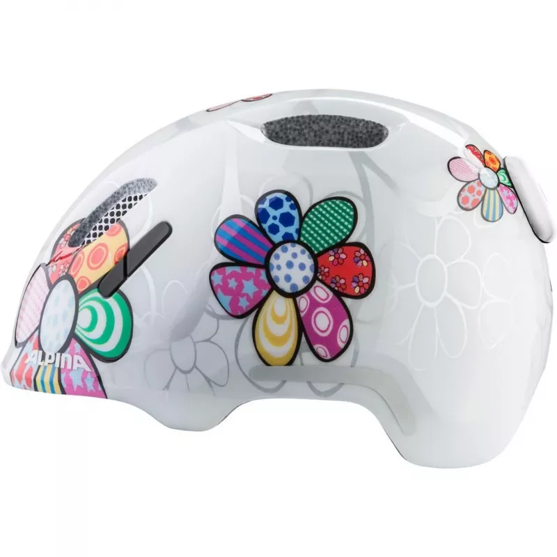 Jalgrattakiiver ALPINA XIMO 2 FLASH valge FLOWER GLOSS 49-54