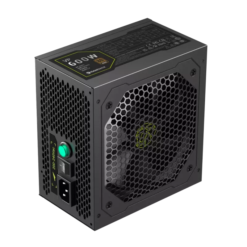 Gamemax toiteplokk, 80 PLUS, standard | VP 600S | 600 W
