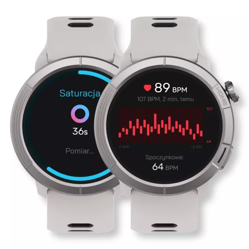 Stelio nutikell Activ Pro GPS mudel STSWA102TN, 46 mm titaankorpusega