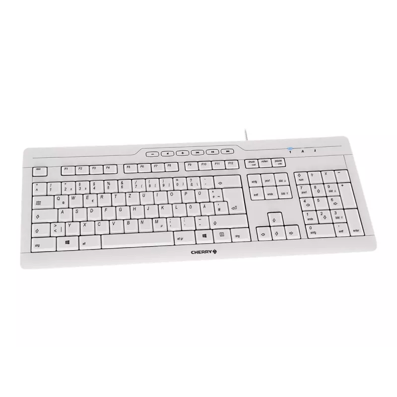 CHERRY STREAM 3.0 klaviatuur kontorisse USB Šveitsi hall