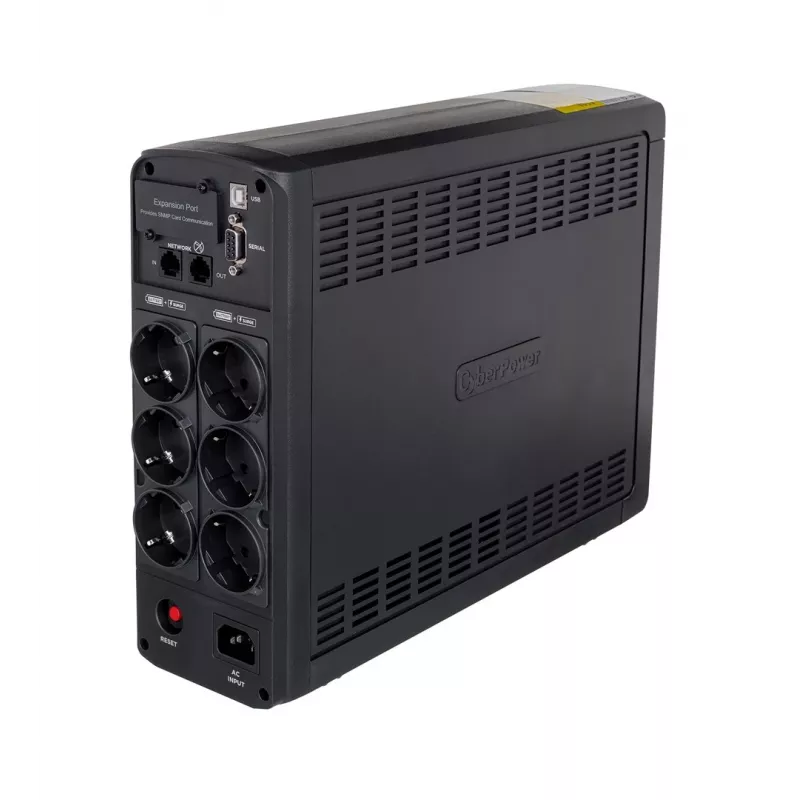 CyberPower CP1600EPFCLCD katkematu toiteallikas (UPS) Line-Interactive 1,6 kVA 1000 W 6 vahelduvvoolupesa(de)ga
