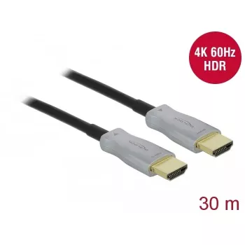 Aktiivne optiline kaabel HDMI DELOCK 85049 4K 60 Hz 30 m
