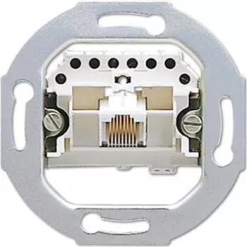 JUNG UAE 8 UPO RJ-45 hõbedane pistikupesa (UAE8UPO)