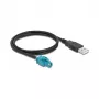 HSD Z kaabel emane USB 2.0 tüüp-A isasele 1m DeLOCK