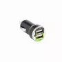Sbox CC-221B Dual USB autolaadija CC-221B Mustberry must