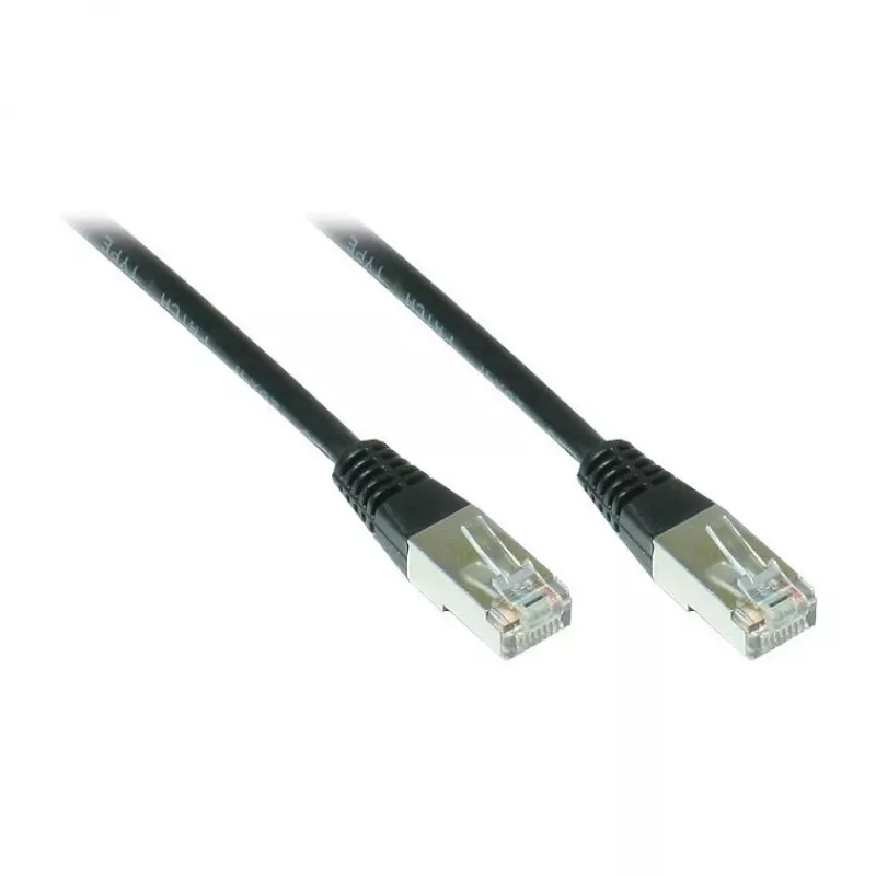 Good Connections Alcasa GOOD CONNECTIONS - Paranduskaabel - RJ-45 (M) - RJ-45 (M) - 0.5 m - SFTP - (Kategooria 5e) - must (855S-005)