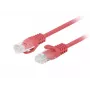 Lanberg PCU6-20CC-0100-R võrgukaabel Punane 1 m Cat6 U/UTP (UTP)