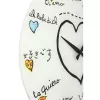 NeXtime kell 8030 Loving You, Ø43 cm, seinakell, valge/mitmevärviline