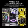 Fan Corsair iCUE LINK RX140 MAX RGB 14 cm Valge 2 pcs 300-1600 RPM