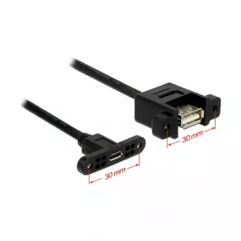 USB-kaabel DeLOCK 1m USB2.0 Micro-B/USB2.0-A