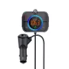 FM-saatja SAVIO TR-14 Bluetooth USB, FM 87,6–107,9 MHz, MicroSD, USB-C, 12 V autotoide