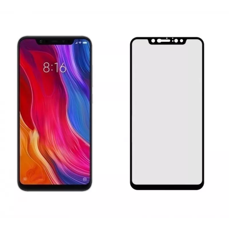 Karastatud klaas Tellur Xiaomi Mi 8 Pro 2,5D täisliimiga ekraanikaitse