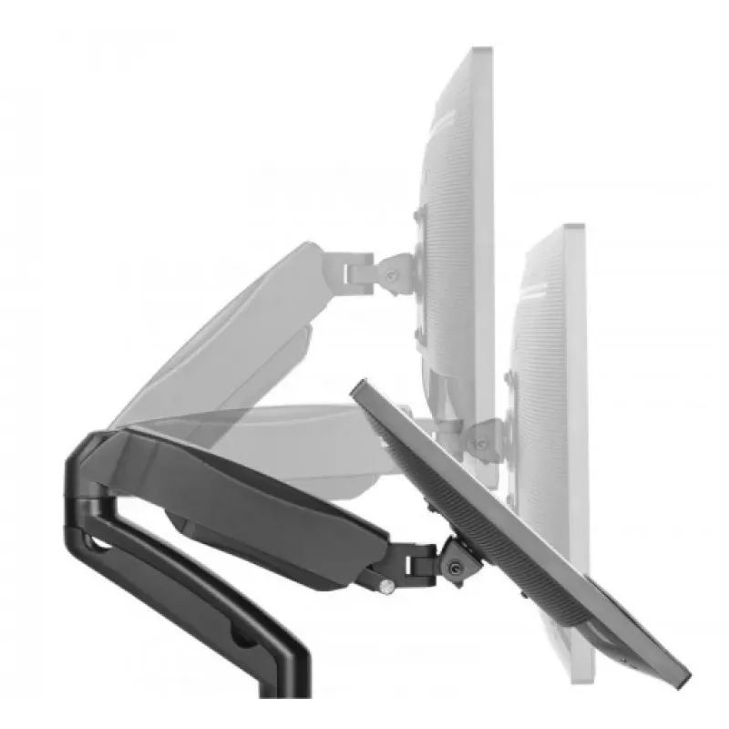 Monitor Arm up up Economical Interactive Counterbalance Dual Monitor Arm Matte Must VESA 75x75/100x100