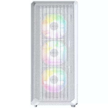 PC Case Montech X5 Midi Tower Valge ATX 3x140mm Fans