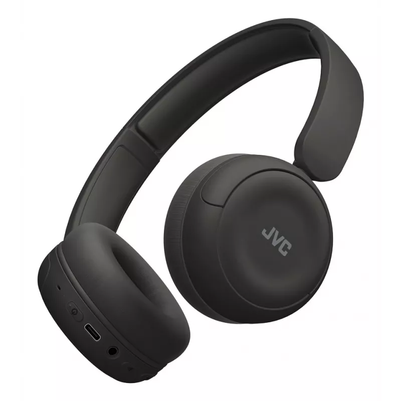 Peakomplekt JVC HA-S59W — juhtmega ja juhtmevaba Bluetooth, USB‑C, supraauraalne, 20–20000 Hz, 1,2 m kaabel, 148 g, must