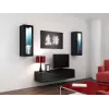 Cama TV-alus VIGO 140 30/140/40 must/must läikiv