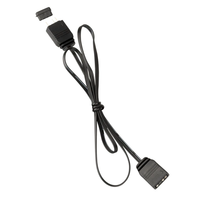 ARGB 3-kontaktiline pikenduskaabel 50 cm — Kolink, 5V, Must