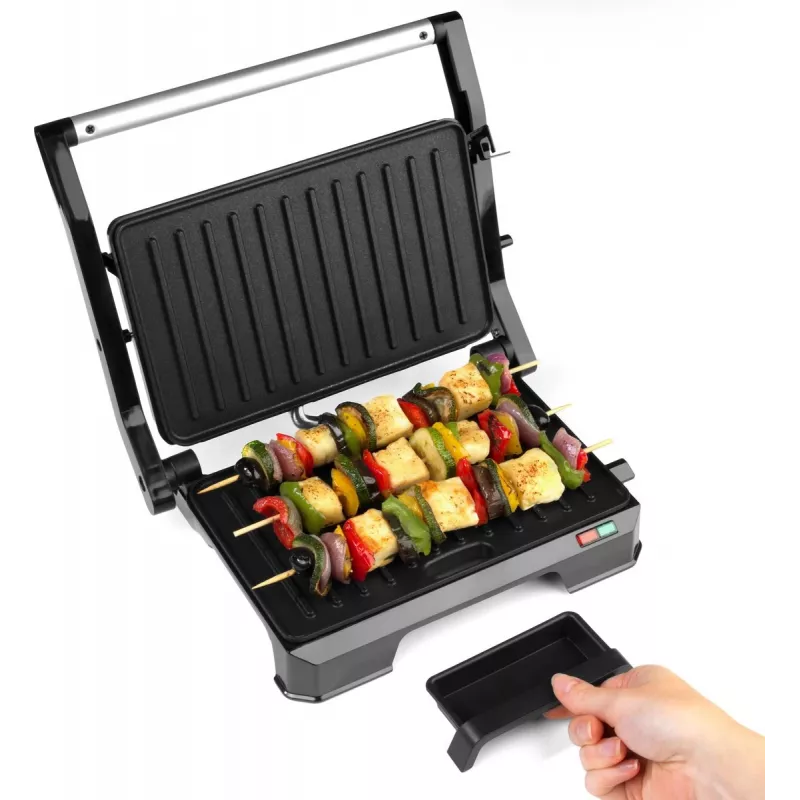 Elektriline 2-ühes tervisegrill Progress EK5854PVDE mittenakkuvate plaatide ja reguleeritava temperatuuriga