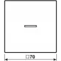 Jung HOME surunupp Ühekohaline BTLS17101SWM 1 (BTLS17101SWM)