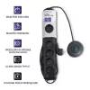 Liigpingekaitse Qoltec 50171 Must 7 vahelduvvoolupistikut 230V 1.5m
