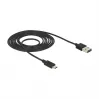 USB-kaabel DeLOCK 83850 USB 2.0 2 m USB A Micro-USB B Must