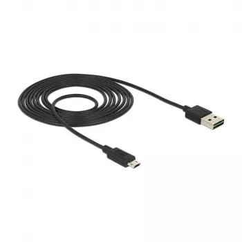 USB-kaabel DeLOCK 83850 USB 2.0 2 m USB A Micro-USB B Must