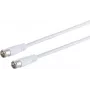 Koaksiaalne satelliitkaabel ShiverPeaks 80104-128 F-Quick 100% varjestatud, 75 Ω
