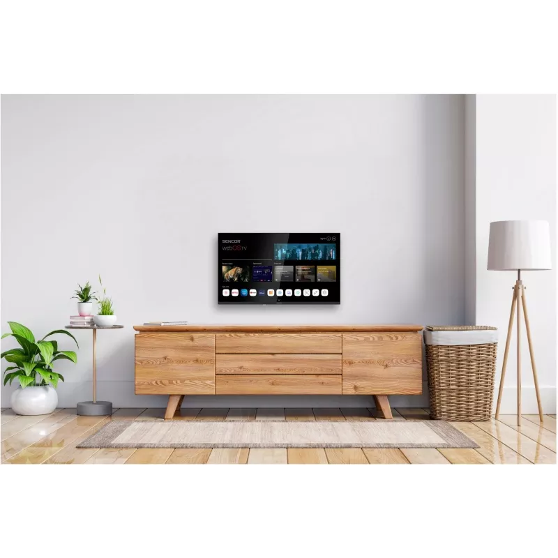 24-tolline LED-nutiteler SENCOR SLE 24S830MB — HD-eraldusvõime, energiaklass E