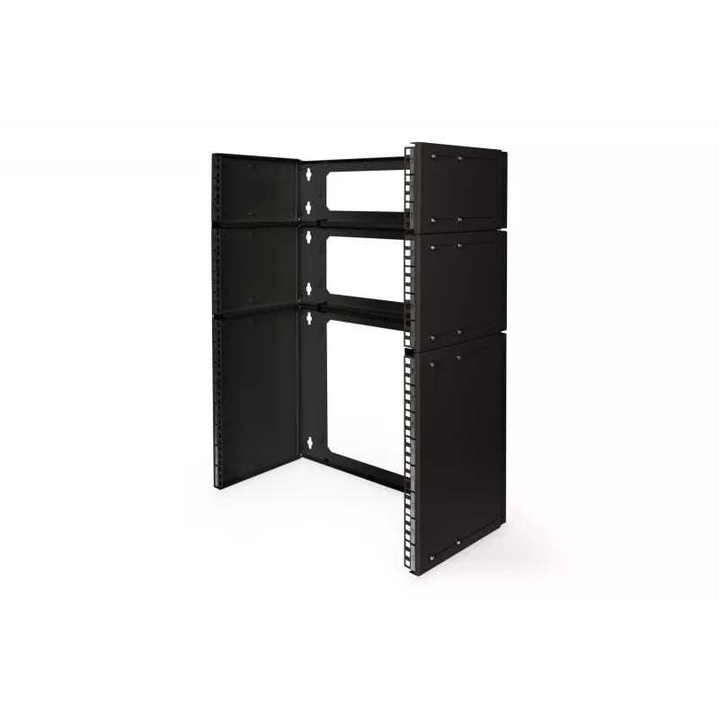 Seinale paigaldatav riiul Digitus DN-19 PB-4U-SW