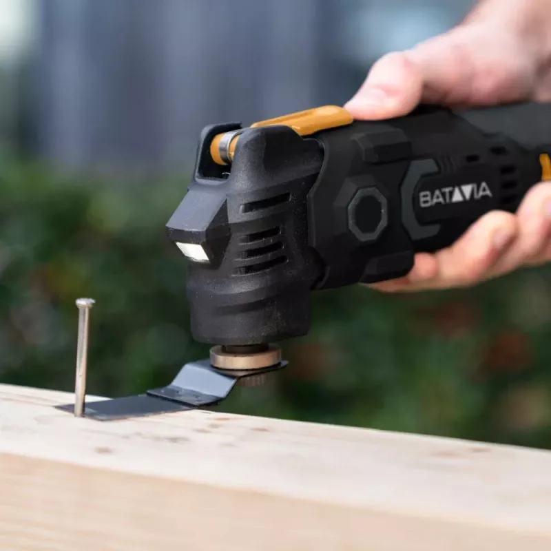 Batavia B.V. | 12V juhtmeta vibratsioonivastane multitööriist - Fixxpack 2.0 komplekt (sisaldab 2.0Ah akut ja USB-C laadimiskaablit)