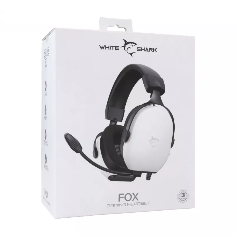 Kõrvaklapid White Shark GH-2445 Fox Valge