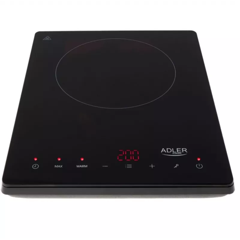 Adler AD 6513 pliit Must Tööpinnal kasutamiseks 29 cm Tsoon Induktsioonpliit 1 tsooni