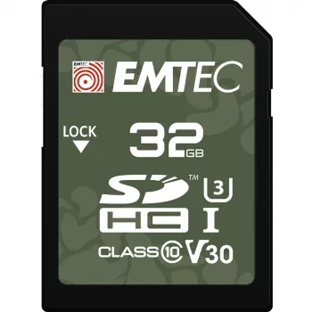 Flash Memory Emtec 32 GB UHS-I SDHC Class 10 V30