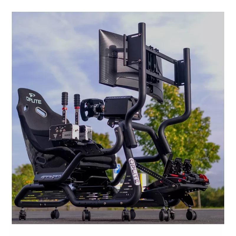 OPLITE Feststellbare Lenkrollen for GTR S8/S8 Elite must jaemüük (OP-CW)