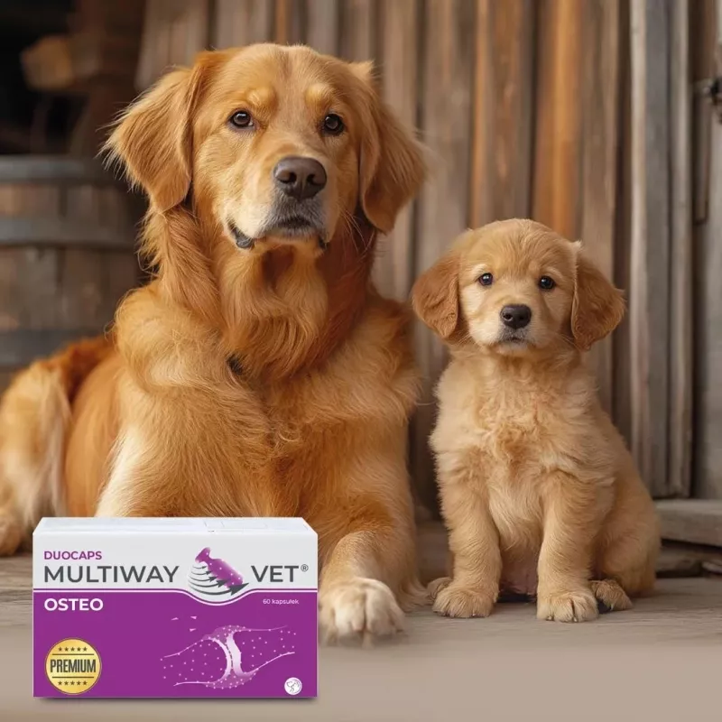 Pehmekapslid JM Sante Multiway Vet Duocaps Osteo — liigeste tugi täiskasvanud koertele ja kassidele, 150 g pakend