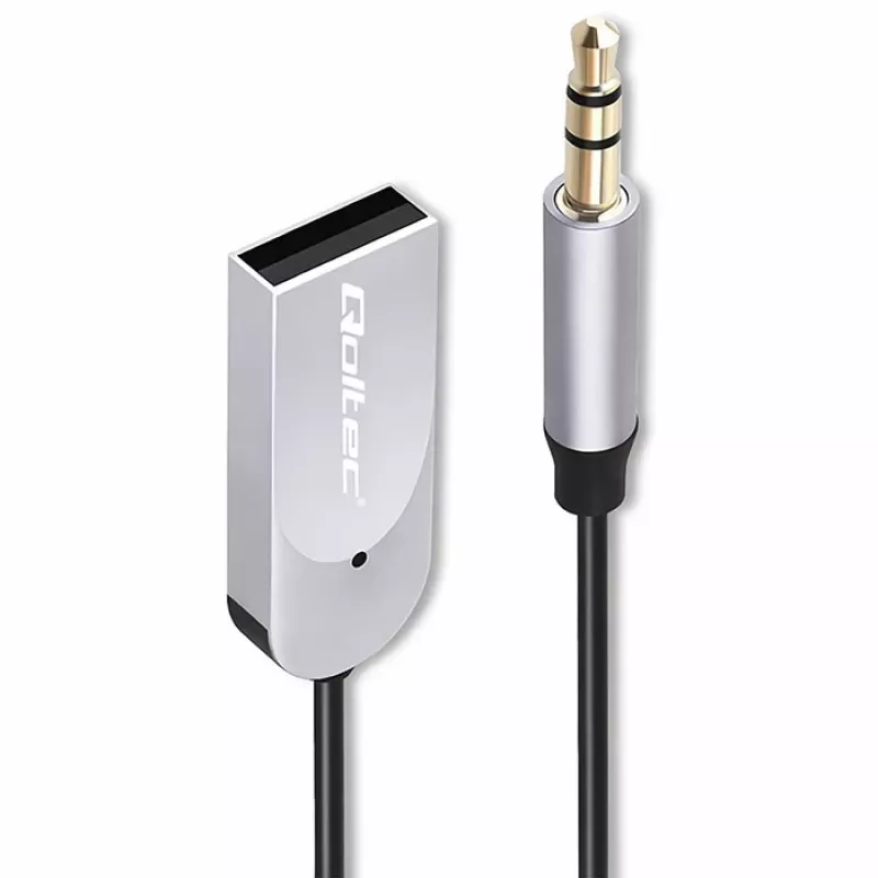 Juhtmevaba helivastuvõtja adapter QOLTEC HiFi BT6.0 2xRC – Bluetooth-heli vastuvõtja kõlaritele ja auto stereole