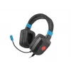 Juhtmega mänguripeakomplekt Fury NFU-1584 koos boom-mikrofoniga, ümberkõrvaklappidega, 98 dB, 15–25000 Hz, 2 m kaabel, USB ja 3,5 mm, sinine