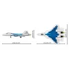 Ehituskomplekt Cobi SU-57 Felon, 928 tk – Cobi mudel COBl-5909